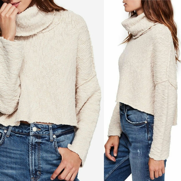 Free People Sweaters - 157) Free People NWOT Cotton Oversized Sweater